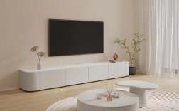 做的白色木质电视柜（纯白色电视柜）