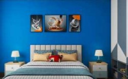 卧室设计蓝白色（以蓝色和白色为主的卧室）