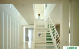白色客厅带楼梯的（客厅有楼梯是什么房）