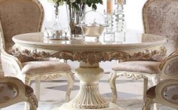 白色欧式餐桌图片（白色欧式茶几家具图片）