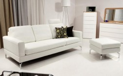 白色现代沙发图片（白色沙发搭配图片欣赏）