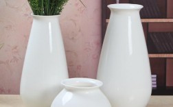 白色所有陶瓷花瓶（白色陶瓷花瓶跟玻璃花瓶那种好看）