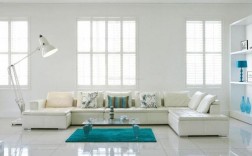 客厅白色地板搭配墙体（白色地板客厅装修效果图）