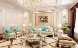 欧式白色客厅家具（白色欧式客厅装修效果图）
