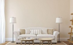 米色墙面白色家具（米色墙面白色家具图片）