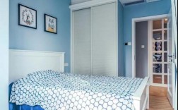 蓝白色的房间（蓝白色调的卧室）