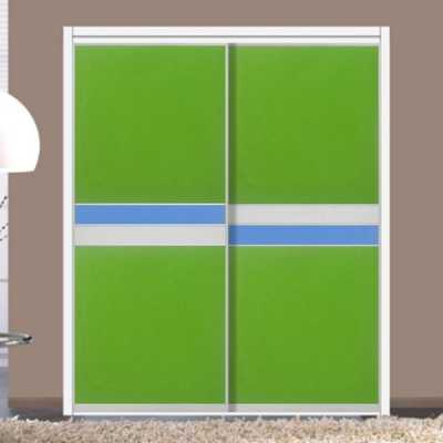 白色衣柜绿色柜门（白色衣柜门配什么颜色柜体显得高雅）-图3