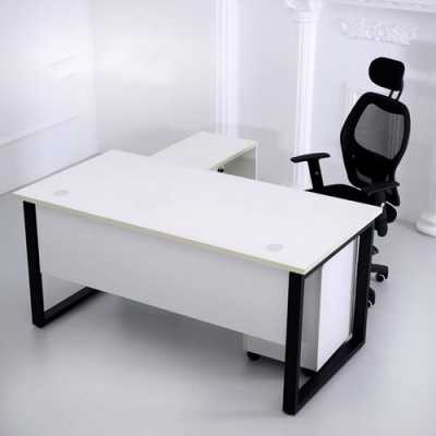 白色现代办公桌（白色办公桌价格图片及价格）-图1