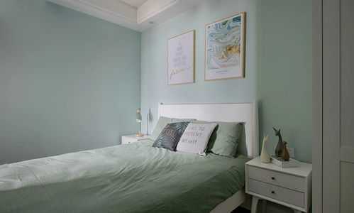 白色薄荷绿房间布置（薄荷绿卧室）-图3