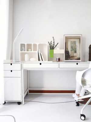 白色办公室家具（白色办公室用什么颜色桌子）-图2