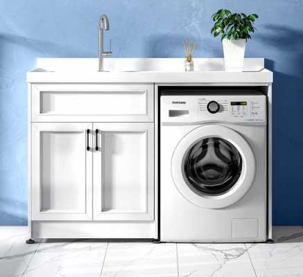 白色洗衣机柜图片（白色的洗衣机是什么）-图3