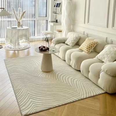 白色家具地毯（白色家具地板什么颜色）-图3