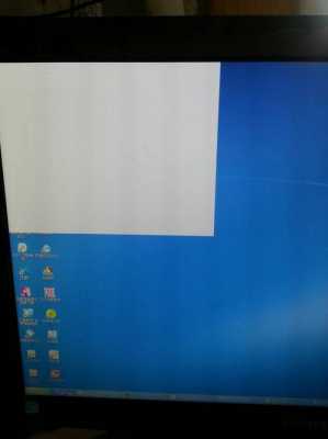 电脑屏幕出现白色画框（电脑屏幕出现白框怎么回事）-图3