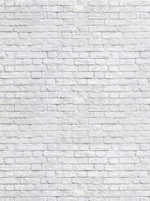 白色砖头做背景的（白色砖墙背景）-图1
