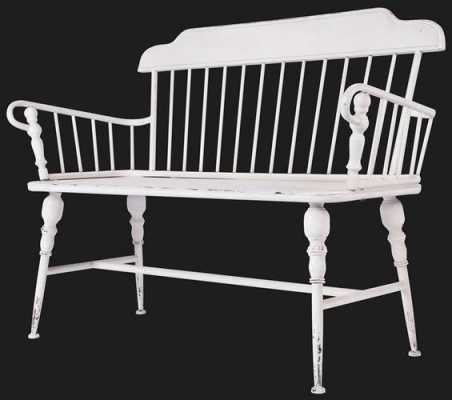 白色铁艺椅（铁艺椅子尺寸）-图2