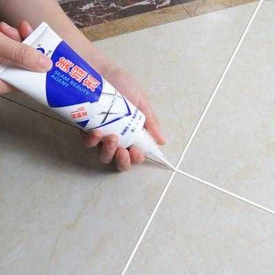 白色防霉瓷砖填缝剂（防霉瓷白胶和美缝剂的区别）-图1