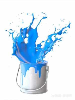 蓝色油漆加白色油漆（蓝色油漆和白色油漆合并成什么颜色）-图2