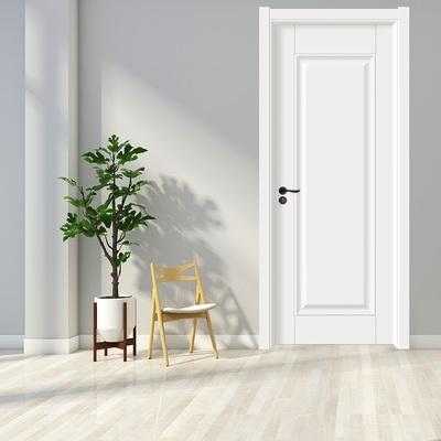白色房间套门（房间是白色的门用什么颜色比较搭配好看）-图1