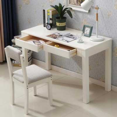 白色实木写字书桌（白色实木写字书桌好看吗）-图2