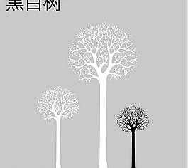 黑白色植物头像（黑白植物图片唯美壁纸）-图1