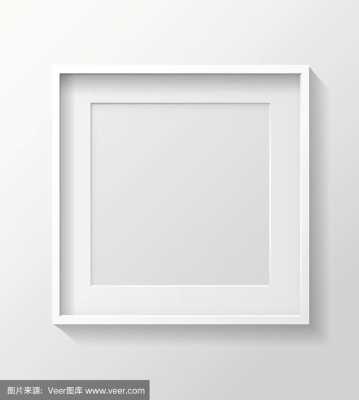 纯白色平面框（纯白画框）-图2