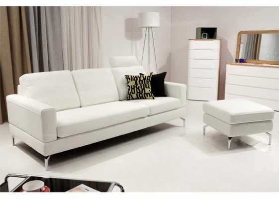 白色沙发全白色家具图片（白色沙发缺点）-图2