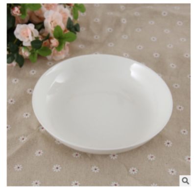 白色材质的餐盘（白色的盘子碗好吗）-图1