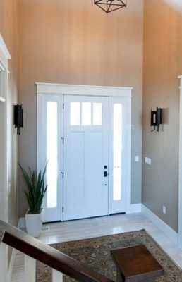 103平米白色门（100平方的房子大门长宽）-图2