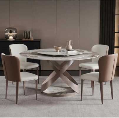 现代风格白色餐桌（现代风格的餐桌）-图3