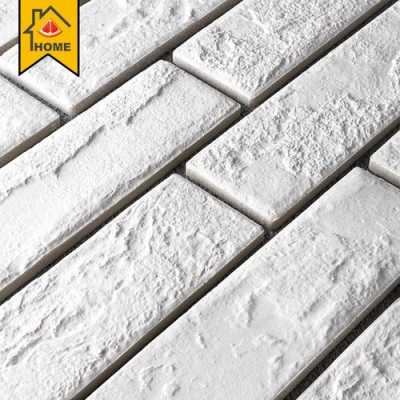 白色条石文化砖（白色文化砖用什么填缝）-图3