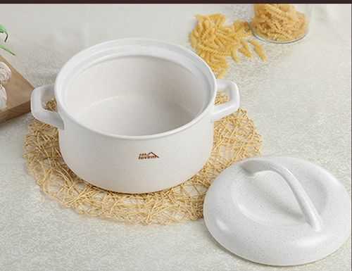 白色陶瓷不沾锅（白色的陶瓷锅）-图2