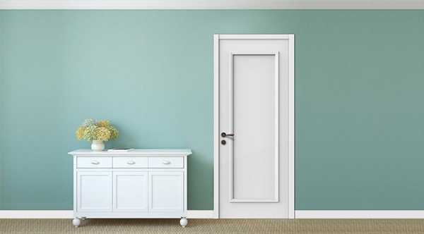 白色木纹室内门（白色木纹门图片欣赏）-图1