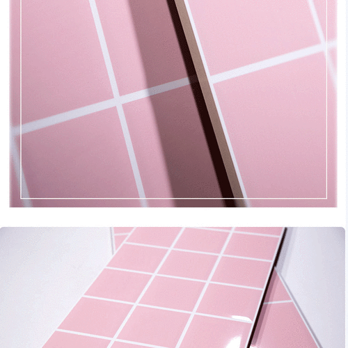 粉色搭配白色墙砖（粉色搭配白色墙砖好看吗）-图2