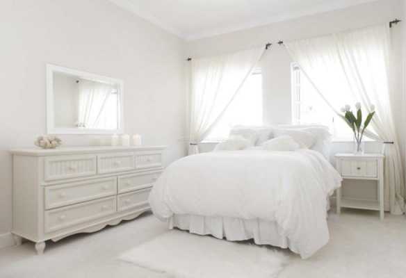 白色地板装修卧室（房间是白色的地板用什么颜色）-图2