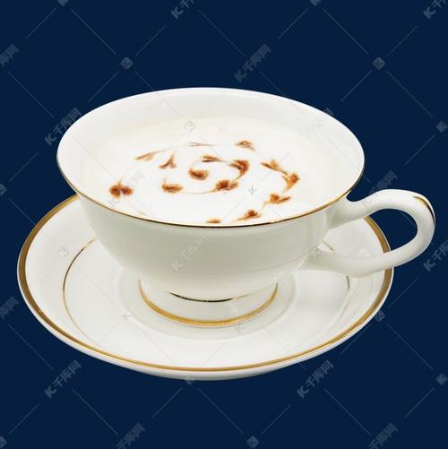 平白色咖啡图片（纯白色咖啡）-图1