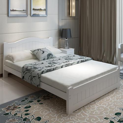 1米5白色床（白色12米单人床图片及价格）-图3