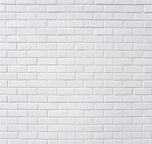 白色壁纸砖（白色墙纸效果图）-图2