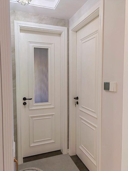 实木白色烤漆房门（实木门白色烤漆门）-图1