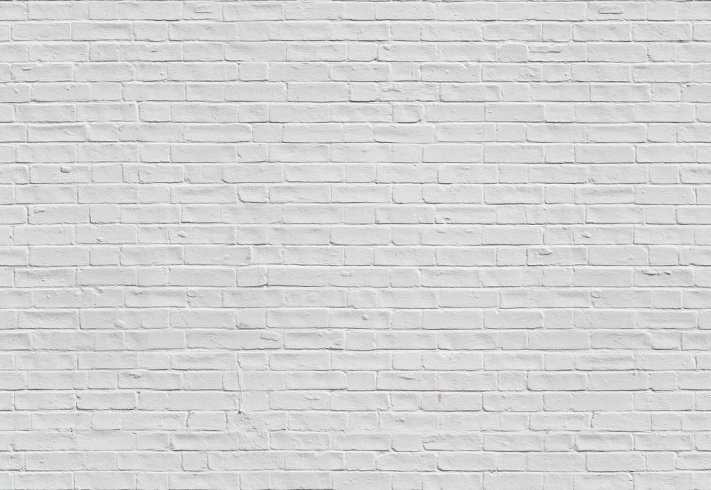 白色砖型墙纸（白色砖墙图片）-图3