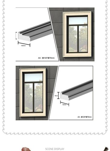 白色外窗套线条（白色外窗套线条图）-图2