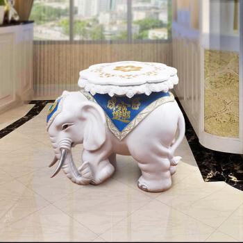 欧式白色大象换鞋凳（大象换鞋凳可以只买一只吗?）-图2