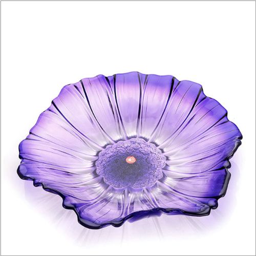 果盘紫色和白色（紫色盘子手工制作大全图片）-图2