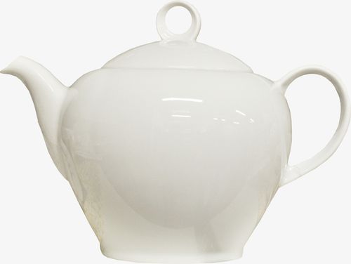 白色茶壶色彩（白色陶瓷茶壶色彩单体）-图3