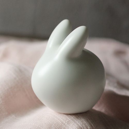 卖白色陶瓷小兔（陶瓷小白兔涂色颜色搭配）-图3