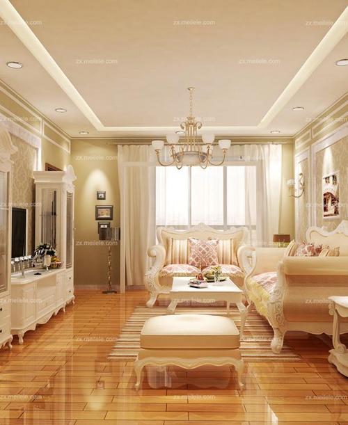 欧式白色客厅卧室（白色欧式装修配什么颜色家具）-图3