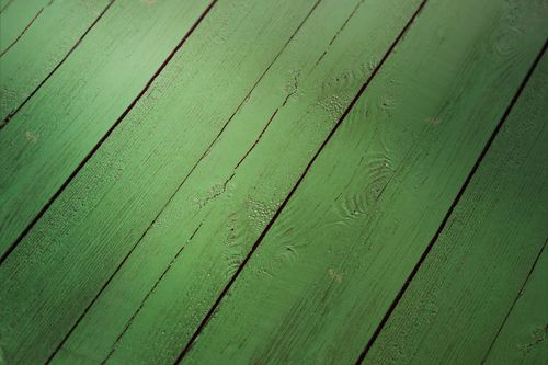 白色绿色拼色地板（绿颜色地板）-图3