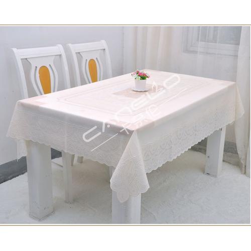 白色塑料台布（白色塑料桌布）-图2