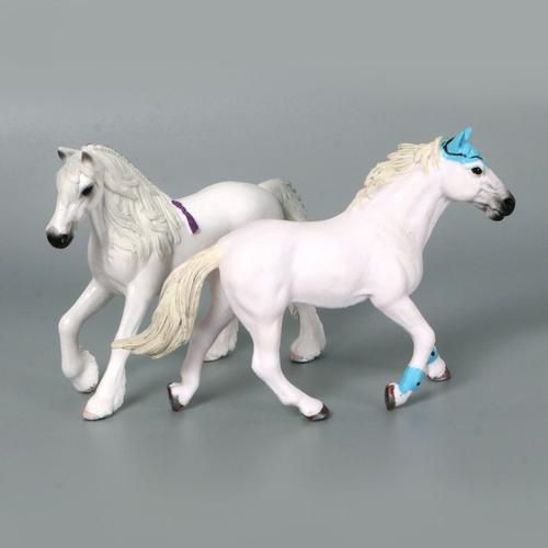 马模型白色好（马模型玩具）-图2