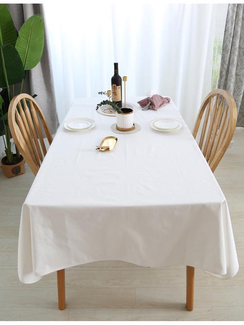 白色桌椅适合的桌布（白色桌椅图片）-图2