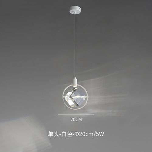 白色LED水晶吊灯（白色水晶灯的寓意）-图3
